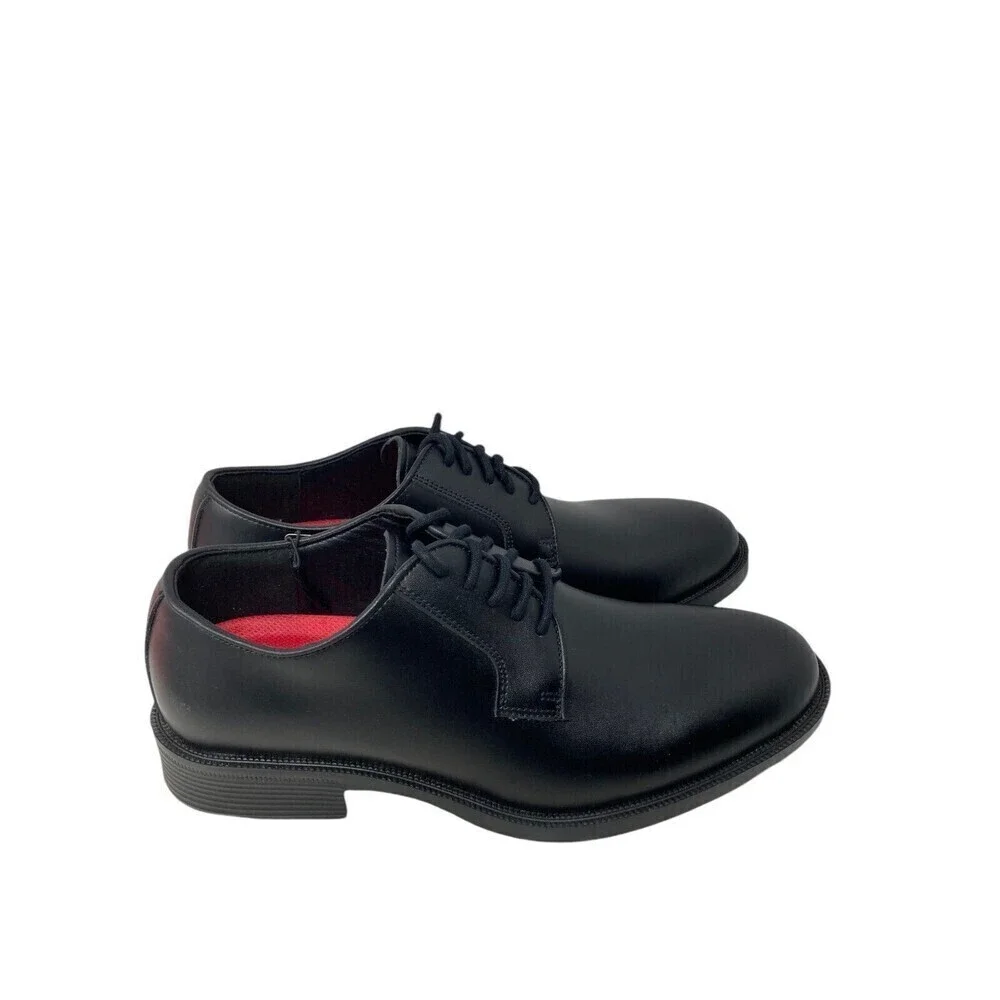 Skechers Oxford Shoes Men's Size 8.5 Black Work Footwear Relaxed Fit Rylon SR